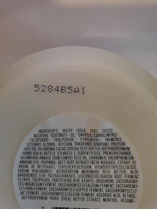 Bath and Body Works Water Winter Mint Whipped Body Butter