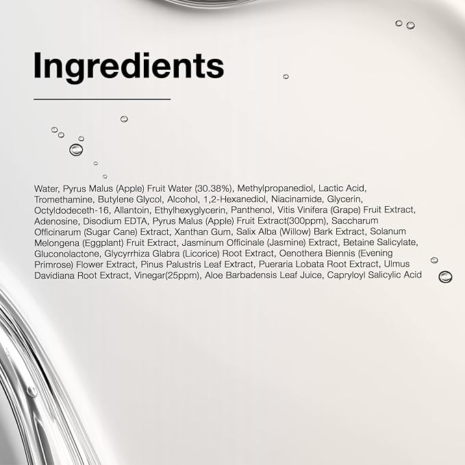 ACV Sebum Balance Glow Pads | Korean Exfoliating Toner Pads with BHA & Salicylic Acid | Pore Care, Dark Spot Care & Oil Control (60 Units)