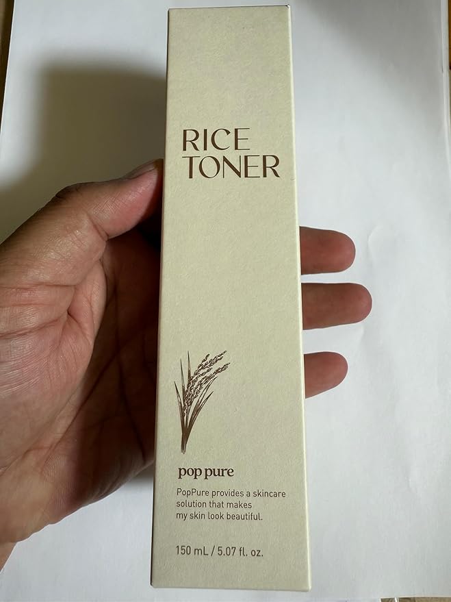 Rice Facial Toner for Brightening - Hydrating Skin Toner with Rice Extract - Moisturizing Face Toner for Dry & Oily Skin - 150ml