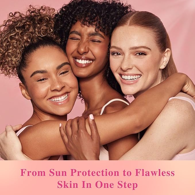 Beaming Tinted Moisturizer with SPF 40, Daily Facial Sunscreen with Glow Effect, UVA/UVB Protection, Vitamin E & Shea Butter Infused, For All Skin Types & Tones | 1.7 fl oz