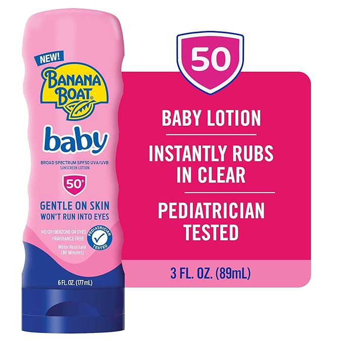 Banana Boat Baby Lotion, SPF60+, 6oz