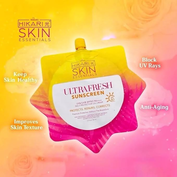 HikariSkin Essentials Ultra Fresh Sunscreen SPF 50 UVA-UVB 50ML