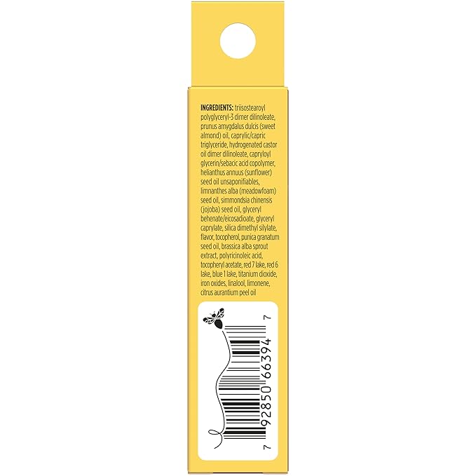 Burt's Bees Lip Oil Plum Twilight, Instant Hydration, Nourishes and Softens Lips, Sheer Wash of Color, High Shine Finish, Responsibly Sourced Jojoba Oil, Non Sticky, Wand Applicator, 0.15 Ounce