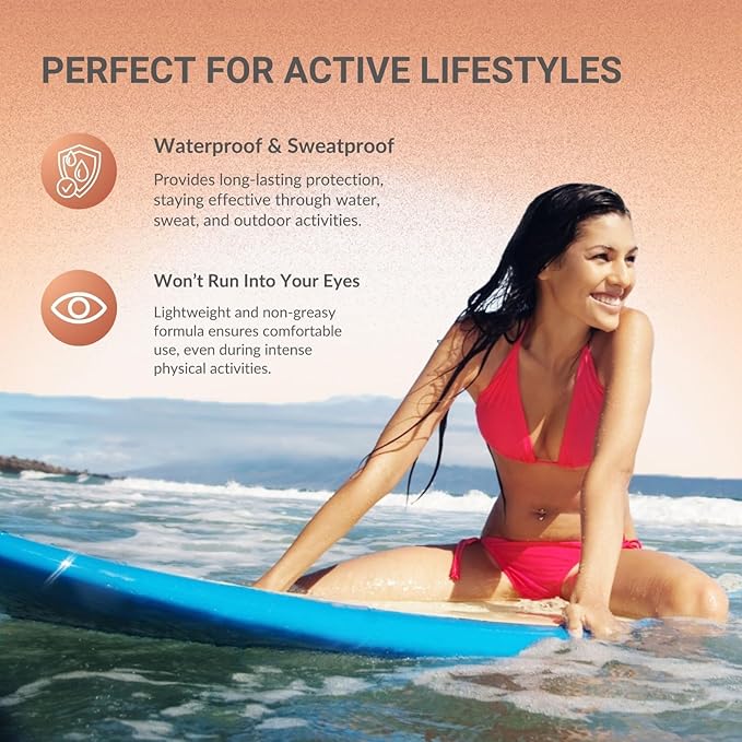 Sunscreen Face Sun Moisturizer SPF 50 UVA/UVB Protection Waterproof Sunscreen Skin Care 50ml, 2.5 fl.oz