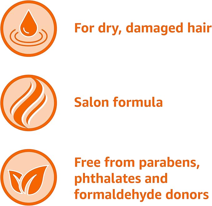Amazon Basics Moisture Rich Conditioner for Dry and Damaged Hair, Nourishing, Softens, with Vitamin E, 28 Fl Oz (4-Pack)