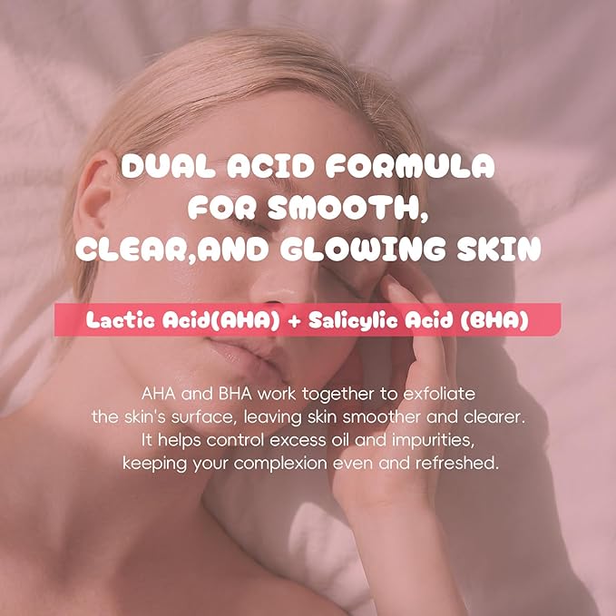 Watermelon AHA BHA Facial Toner with Niacinamide & Hyaluronic Acid, Vitamin B5 - Fresh Gentle Exfoliating Toner for Pore, Hydration & Glowing Skin, Glass-Like Skin with a Soft, dewy Finish 100ml
