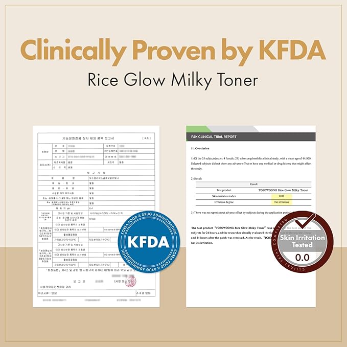 TOSOWOONG Glow and Hydration Duo: Real Collagen Fit & Rice Glow Milky Toner | Enhance Skin Elasticity and Achieve Glass Skin