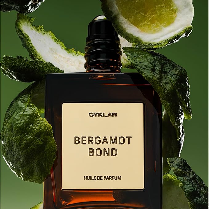 CYKLAR Perfume Oil for Skin – Bergamot Bond Scent – Bright, Zesty & Warm Perfume Fragrance with Bergamot, Verbena & Cashmere Notes – 30ml