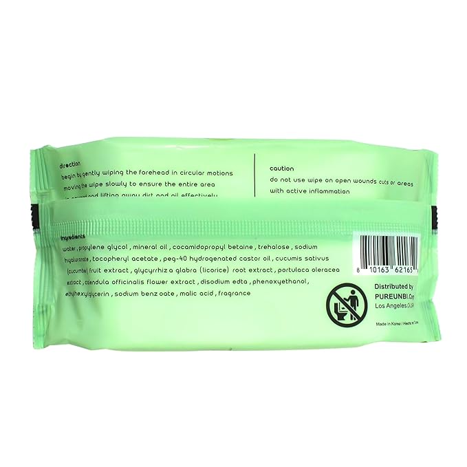 PB & JAY Cleancare Cleansing Wipes – 30 Count – Makeup Remover for Cooling Hydration & Comfort – Hydrating Korean Face Wipes for Sensitive Skin (Cucumber)