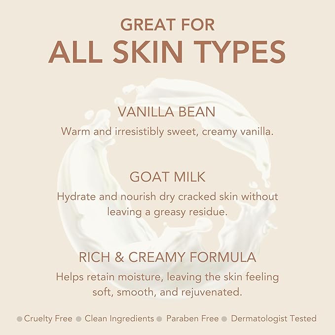 Dionis Goat Milk Body Lotion Vanilla Bean 8.5 oz (Pack of 1)