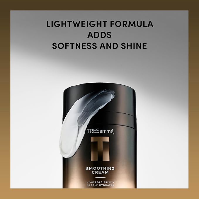 TRESemmé Smoothing Cream 1 ct A-List Collection for Frizz-Control & Deep Hydration, Developed & Safe for All Hair Types, 3.04 FL OZ