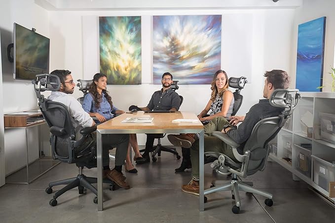 Engineered Now The Original Headrest for The Herman Miller Aeron Chair (H3 for Classic, Carbon)