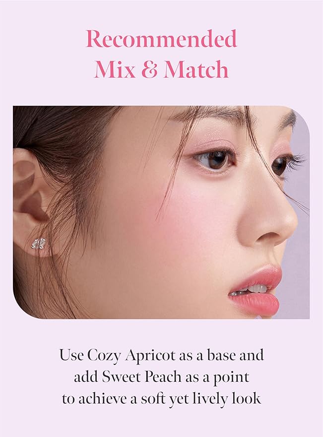Soft Blur Cheek 05 Cool Berry, Silky Air-Blur Powder Blush for Smooth Pore Blurring Finish, Lightweight Buildable Color, Natural Radiance, Long-Lasting Wear, Soft Blush, Korean Makeup