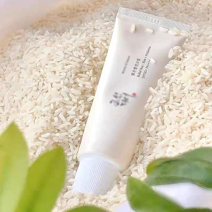 Organic Korean sunscreen SPF50+, PA++++ Riceand Probiotics | Korean Skin Care Solution for All Skin TypesNourishing Skin Protection and UV Def