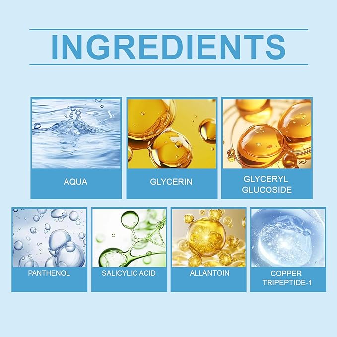 Multi-Peptide Skin Toner with Glyceryl Glucoside, Intense Hydrating & Gently Refining Facial Essence for Dry and Sensitive Skin, 3.38 Fl Oz