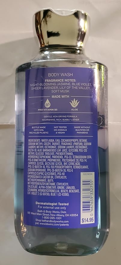 Bath and Body Works Signature Classics Pleasures Collection Body Lotion and Shower Gel Gift Set Men or Women (Moonlight Path)