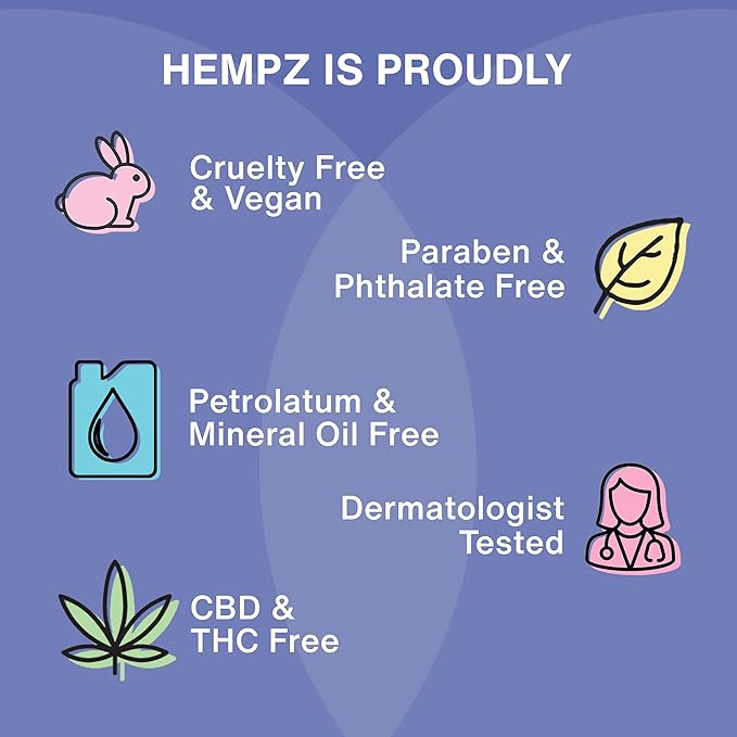 Hempz Body Lotion - Lavender & Chamomile Herbal Limited Edition Daily Moisturizing Cream, Shea Butter, Aloe, Lavender Extract Body Moisturizer - Skin Care Products, Hemp Seed Oil - 17 Fl Oz…