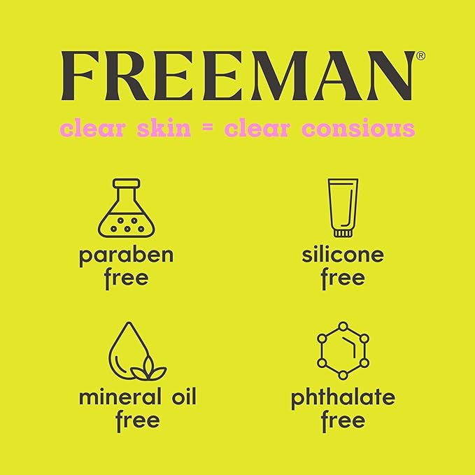 Freeman Anti-Stress Clay Mask, Dead Sea Mineral Face Mask, Lavender & Sea Salt Balance & Calm Skin, Unclog Pores, Facial Mask For All Skin Types, No Harsh Chemicals, 6 fl. oz./175 ml Tube, 1 Count