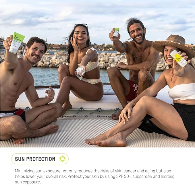Raw Elements Face All-Natural Mineral Sunscreen Stick, Non-Nano Zinc Oxide, 95% Organic, Water-Resistant 80 Min, Reef Safe, All Ages Safe, SPF 30+, Travel Sunblock 0.5 oz 2PK