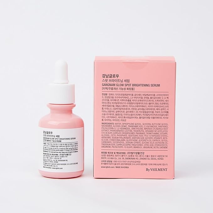 Spot Pink Vitamin Serum, 1.01 fl oz - B12 Vitamin Serum for Face I Niacinamide Facial Serum for Dull Skin & Uneven Skin Tone I Glass Skin Korean Skincare