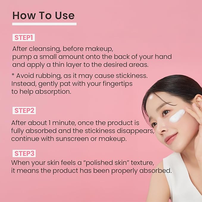 AVEA 1 Minute Bubble Primer – Smoothing, Hydrating & Illuminating Makeup Base with Niacinamide & 12 Peptides, K-Beauty Instant Primer for Radiant, Pore-Refined & Glow Skin, 1.014 fl oz / 30ml