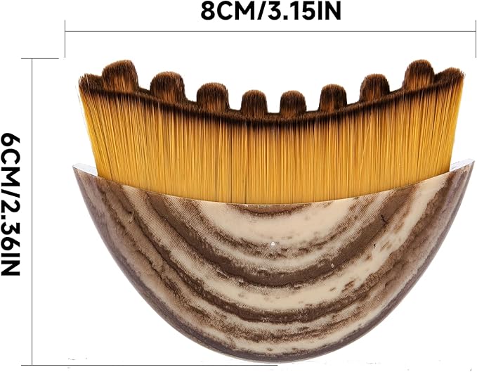 Face Brush SANLESS Lymphatic Contour Face Brush Facial Massage Tool for Face Comfortable Soft Ergonomic Lymphatic Drainage Mssager