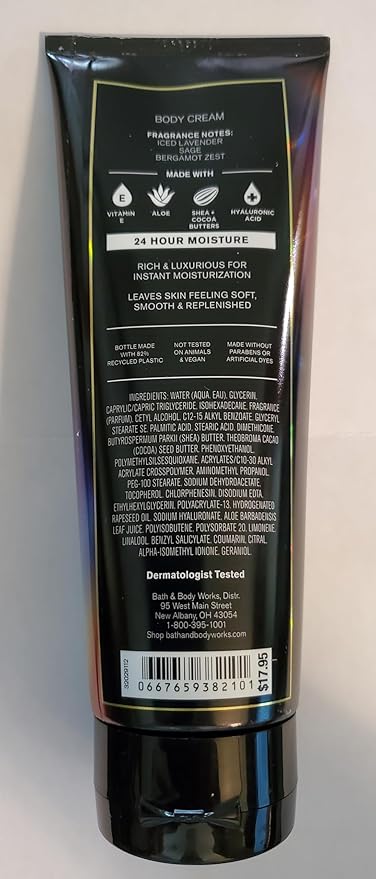 Bath & Body Works Men's To the Moon Ultimate Hydration Body Cream 8 Ounces Pack of 2