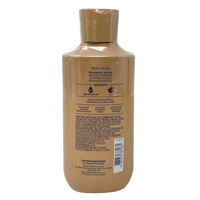 Bath & Body Works Vanilla Cafe Deluxe Gift Set - Fragrance Mist, Body Lotion, Body Wash and Body Cream with a Himalayan Salts Springs Bar Soap