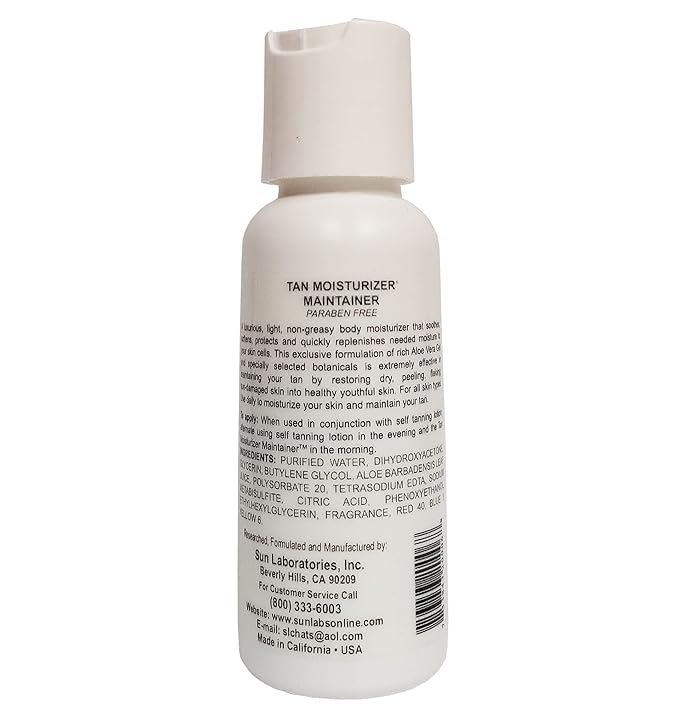 Sun Laboratories By Giesee Tan Extender Glow Lotion 2 oz - Self Tanning Lotion, Self Tanner, Tanning Lotion, Travel Size, After Tan Moisturizer, After Sun Lotion, Face Tanning Enhancer