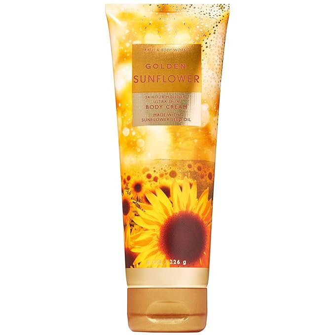 Bath & Body Works GOLDEN SUNFLOWER 2020 Limited Edition (Ultra Shea Body Cream, 8oz)