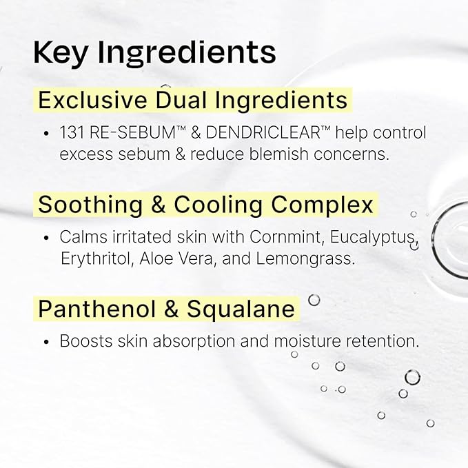 Celladix Sebum Rebalancing Rx 131 Ampoule & 131 Hyaluronic Cooling Toner