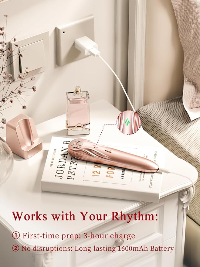 Radio Frequency Skin Tightening Device, Anti-Aging Face Machine for Wrinkle Removal, Lifting & Firming, Wireless Home Beauty Device with 3 Levels, at-Home Skin Renewal