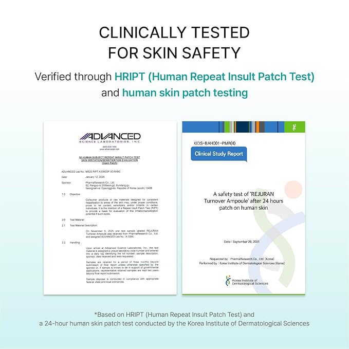 REJURAN® Turnover Ampoule, c-PDRN® – Original Salmon DNA PDRN Face Serum for Rejuvenation, Firming, Hydration & Youthful Glow, Refines Skin Texture. Korean Skincare (1.01 fl oz)