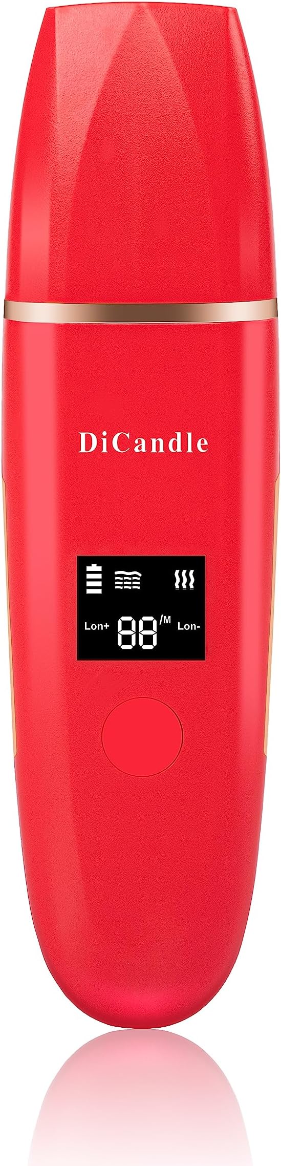 Skin Scrubber Facial Scrubber Blackhead Remover Cleaner Skin Spatula Skin Scraper (Camellia red)