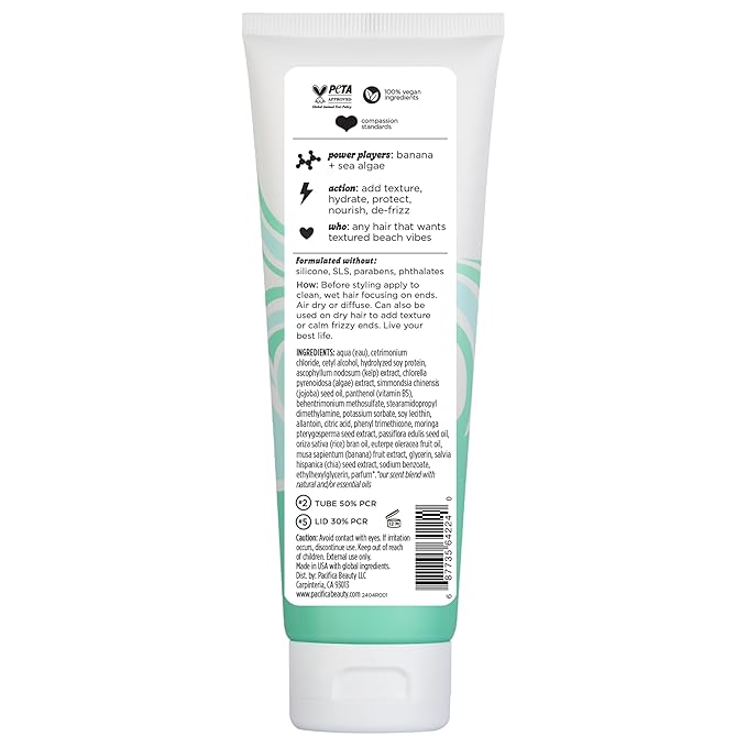 Pacifica, Beach Hair Balm Salty Waves 4 Ounces, 4 Fl Oz