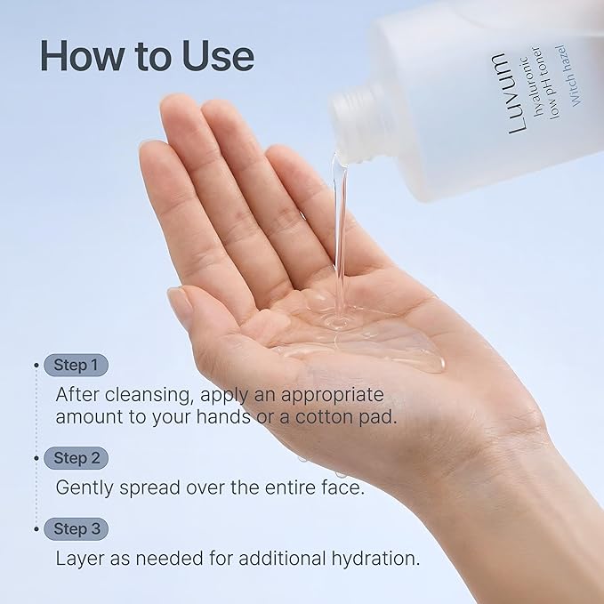 Witch Hazel Hyaluronic Low pH Toner, Witch Hazel, Hyaluronic Acid, pH 5.5, 10.15 fl. oz