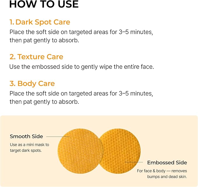 Dr.Melaxin TX Kojic Acid Turmeric Toner Pads, 70 Sheets, Tranexamic Acid, Termeric, Beautiful Skin, Brightening Toner Pad, Pigmentation, Keratin, Korean Skin Care, Korean Cosmetics