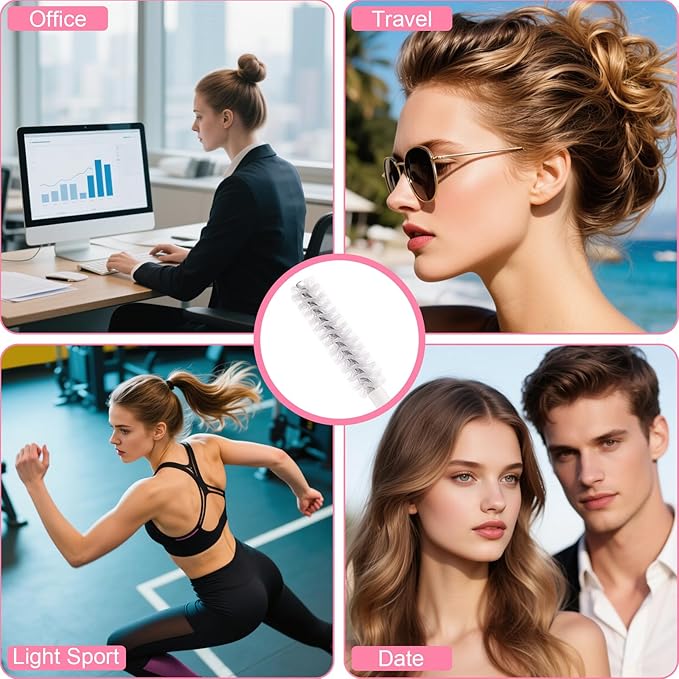 Hair Cactus Fruit 3-in-1 Hair Styling Cream & Flyaway Taming Wand, Finishing Stick for Frizz Control, Style Edges, Add Shine, Lightweight & Non-Greasy, Natural Formula Styling Stick