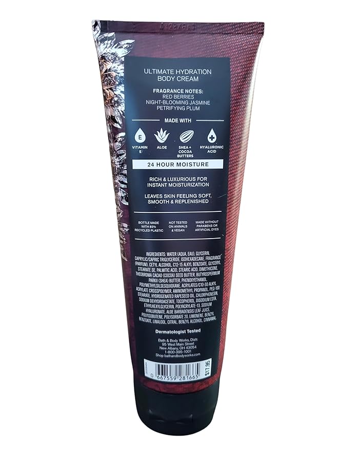 Bath & Body Works Vampire Blood Body Care Set: Gel Wash, Lotion & Cream for Whole Body, Moisturizing & Softening, Skin Care Set