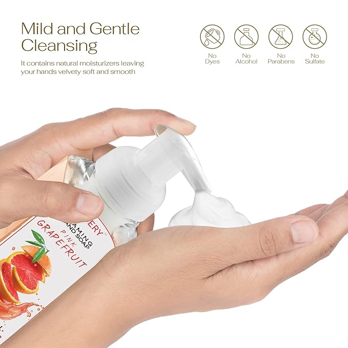 (15 Pack) Foaming Hand Soap - Hand Soap with Aloe Vera and Essential Oils - Alcohol-Free Hand Wash in Citrus Blend, Lemon, Orange, Lime, Grapefruit, Black Cherry Fragrances & More, Scented Hand Wash