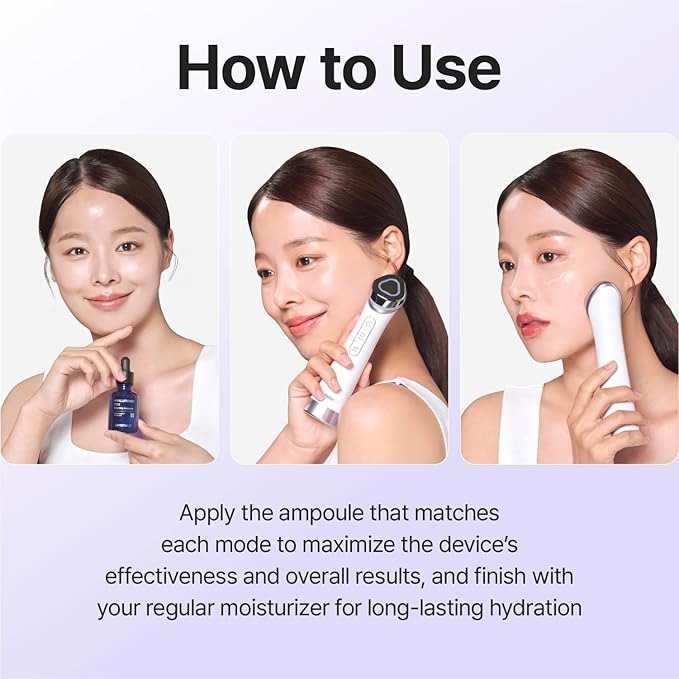 Centellian 24 Madeca Prime Facial Toning Device - 3-in-1, Glowing Glass Skin, Better Absorption, Ultra Light. Microcurrent, Premium Korean Skin Care.