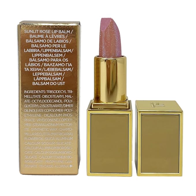 Tom Ford Soleil Sunlit Rose Mini Lip Balm - 01 Sunlit Rosy (Sheer Pink) - 0.07 oz / 2 g