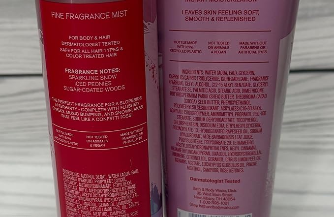 Bath & Body Works Womens Après All Day Body Cream and Fine Fragrance Mist 2 Piece Set
