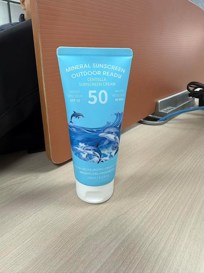 Unscented Sunscreen Soothes and Hydrates, Body Sunscreen for All Skin, Skin Care for Women and Men, yy06,3.33 oz