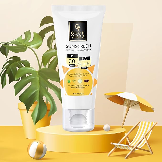 Good Vibes Wide Spectrum Sunscreen With Spf 30 (50 G)