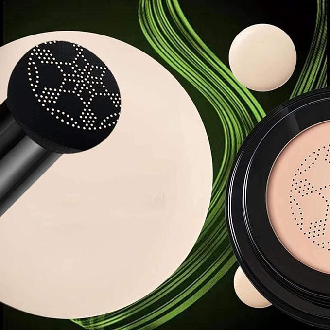 Mushroom Head Air Cushion CC Cream BB Cream Mushroom Head Foundation, Matte Concealer Moisturizing Long Lasting Cushion Foundation (B:Lovry, standard)