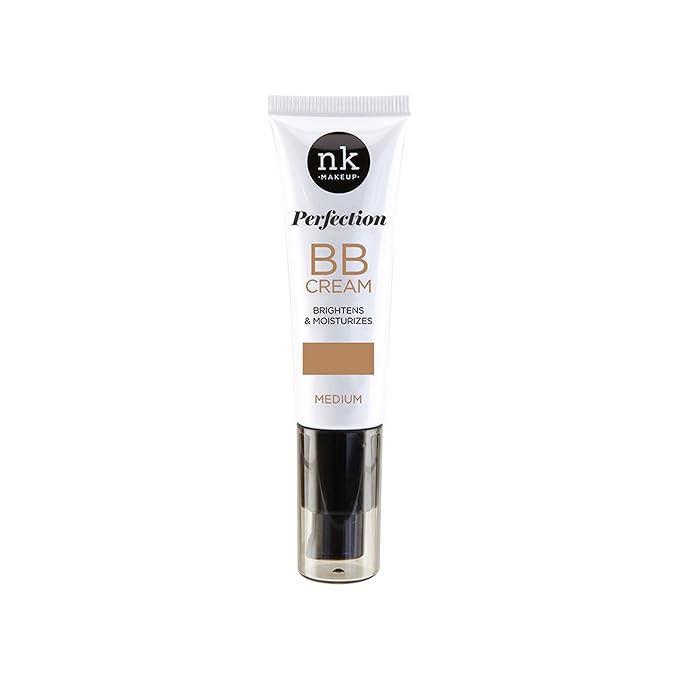 Nicka K Perfection BB Cream Brightens and Moisturizes 1.06 Oz"Free Starry Lipgloss 10 Ml" (NKH03 Medium)