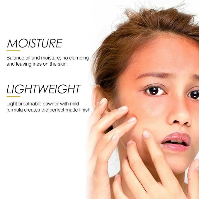 Powder sunscreen for face, SPF 50 Brush Sunscreen Powder for Face & Scalp,Lasting Lightweight Breathable, for All Skin (1PCS)
