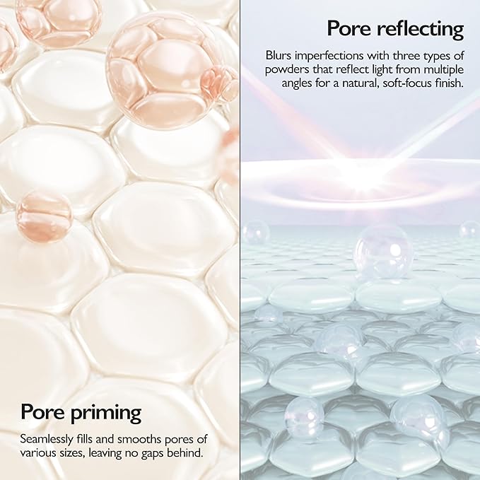 VIDIVICI Skin Illumination Mochi Primer 1.05 fl oz | Pore Blurring & Serum-Like Makeup Primer with 84% Skincare Ingredients, Pearl Soft Focus Effect, Hydrating & Makeup Gripping Base