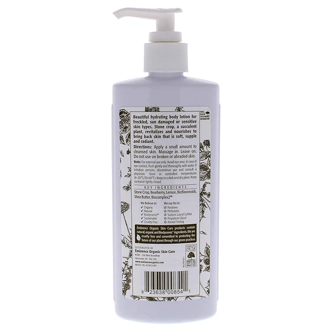 Eminence Stone Crop Body Lotion for Unisex - 8.4 oz Body Lotion